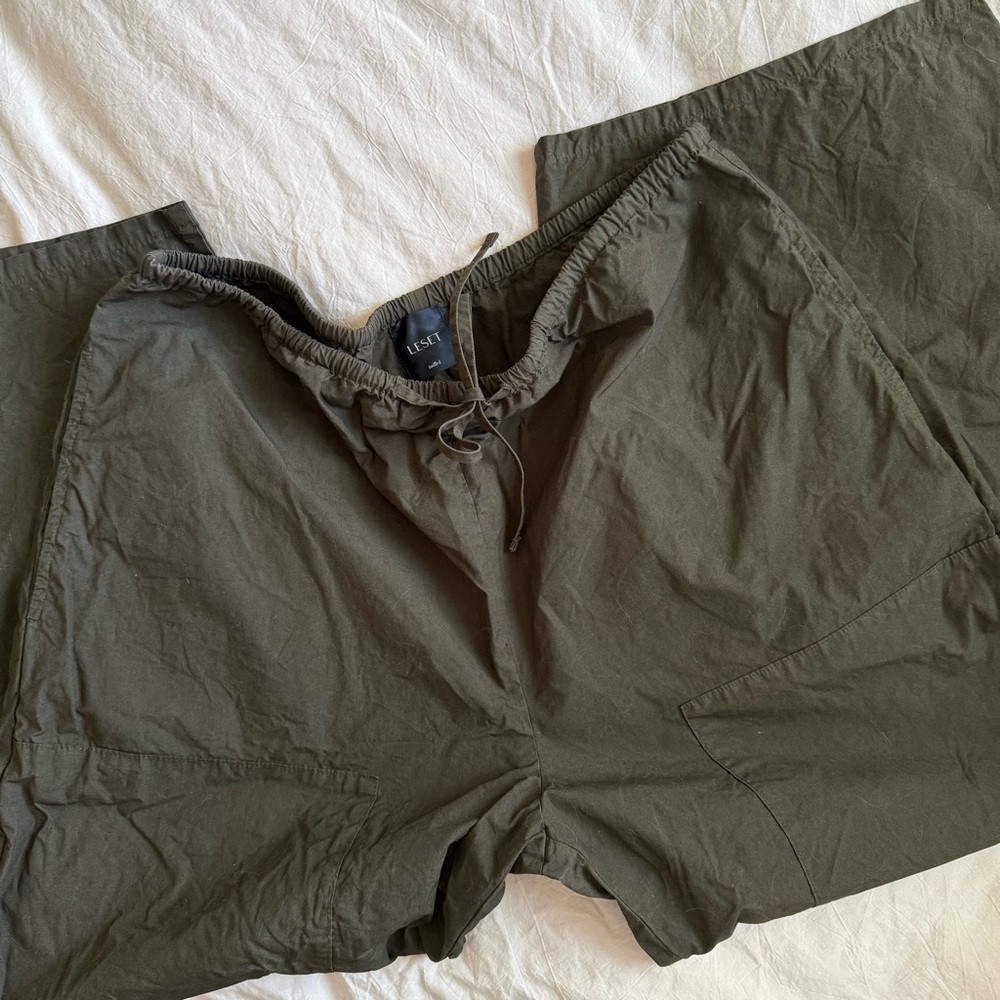 FLASH SALE — LOWEST PRICE ✨ Leset Kyoto Carpenter Pant in Military - Picture 4 of 10